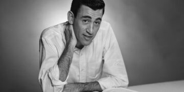 JD Salinger posando de Holden Caulfield: "então...". Foto: Reprodução.