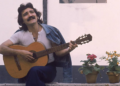 Belchior cantando com seu marcante timbre e violão