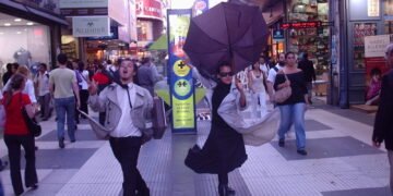 Performance na Calle Florida