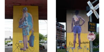 Obras de Vantees no Viaduto do Capanema