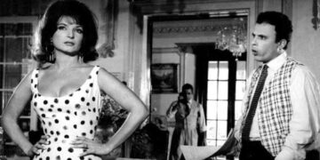 Cena de Boca de Ouro, de Nelson Pereira dos Santos (1963) com Odete Lara no papel de Dona Guigui e Jece Valadão interpretando Boca de Ouro. Imagem: Reprodução.