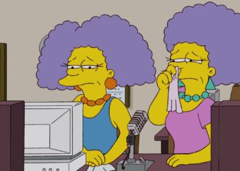 As gêmeas Patty e Selma em episódio de 'Os Simpsons': série pode deixar de ser veiculada na TV brasileira com o encerramento das atividades da Fox no país. Imagem: Reprodução.