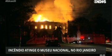 Museu Nacional Incêndio GloboNews