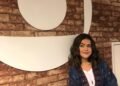 Maísa Silva, nos Estúdios Globo para entrevista no programa 'Conversa com Bial'. Imagem: Reprodução.