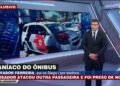 Joel Datena comandando o programa Brasil Urgente, da Band