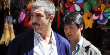 Ricardo Darín e Ignácio Huang: convivência forçada. Imagem: Divulgação.