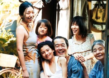 Kore-eda questiona o conceito de família tradicional em seu novo longa-metragem. Imagem: Divulgação.