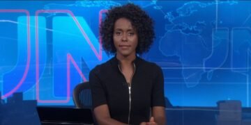 Maria Julia Coutinho no comando do Jornal Nacional
