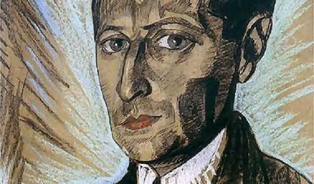 Julian Tuwim. Retrato de Stanisław Ignacy Witkiewicz. Imagem: Reprodução.