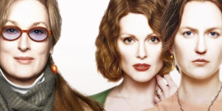 Meryl Streep, Julianne Moore e Nicole Kidman brilham em "As Horas". Imagem: Divulgação.