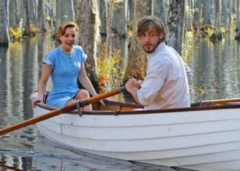 Allie (Rachel McAdams) e Noah (Ryan Gosling): história de amor inspiradora. Imagem: Divulgação.