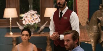 Nazanin Boniadi, Dev Patel e Arnie Hammer; histórias cruzadas. Imagem: Divulgação