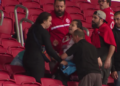 Imagem da agressão ocorrida no estádio Beira Rio