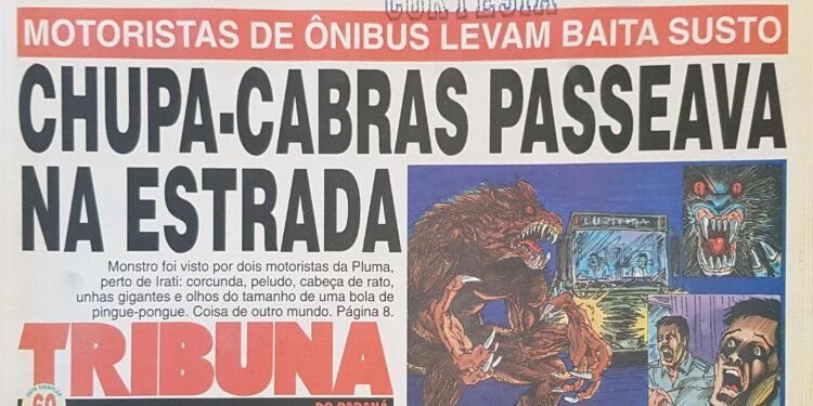 Capa do jornal 'Tribuna do Paraná' de 4 de julho de 1997. Imagem: Reprodução/Acervo da Biblioteca Pública do Paraná.