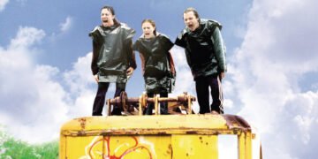 Zach Braff, Natalie Portman e Peter Saargard: "síndrome do peíxe fora d'água". Imagem: Divulgação.