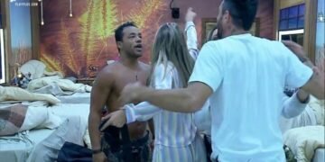 Cena de briga durante 'A Fazenda'