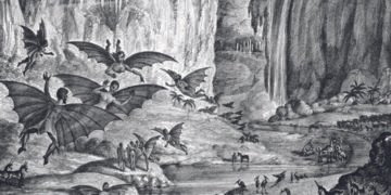 Imagem publicada pelo jornal 'The Sun', com os homens-morcegos lunares