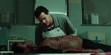 Cena do filme 'Morto Não Fala', de Dennison Ramalho. Imagem: Reprodução.