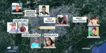 Telejornais têm explorado o massacre em Paraisópolis sob o auxílio de imagens de celulares. Imagem: Reprodução.