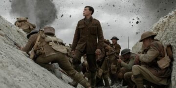 '1917' tem como um de seus protagonistas o cabo Schofield (Geroge McKay), um herói por acaso. Imagem: Divulgação.