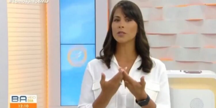 O comentário de Jéssica Senra na TV Bahia teve repercussão nacional. Imagem: Reprodução.
