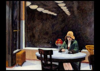 "Automat", tela de Edward Hopper. Imagem: Reprodução.