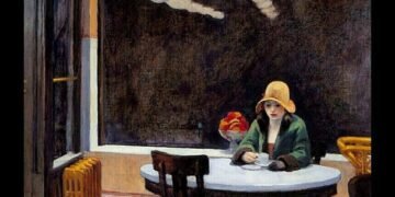 "Automat", tela de Edward Hopper. Imagem: Reprodução.