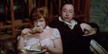 Cena do filme "A Comilança". Imagem: Reprodução.