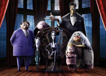 Cena do filme "A Família Addams". Imagem: Divulgação.