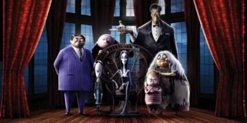 Cena do filme "A Família Addams". Imagem: Divulgação.