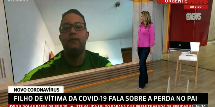 Entrevista da GloboNews. Imagem: Reprodução.