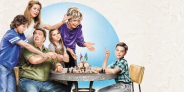 Cartaz de divulgação da terceira temporada de Young Sheldon