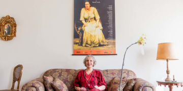 Maria Alice Vergueiro em sua casa