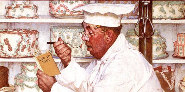 how to diet norman rockwell