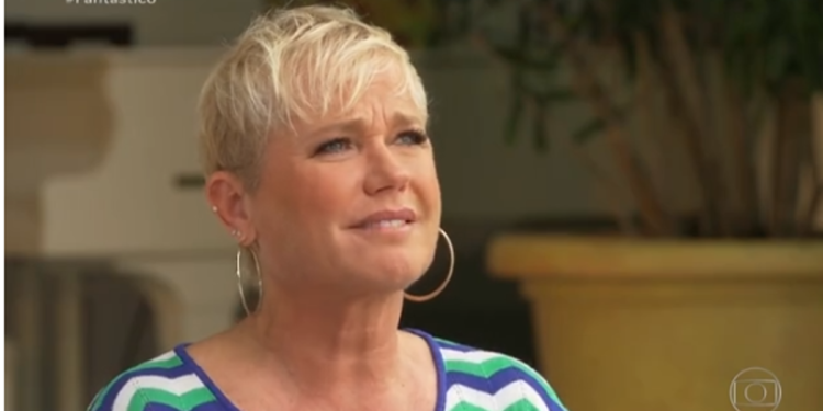 Xuxa em entrevista ao 'Fantástico'. Imagem: Reprodução.