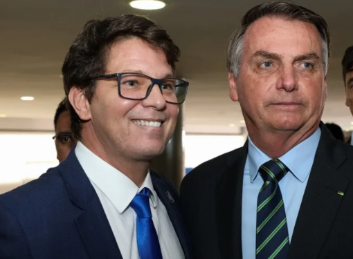 Mario Frias e o presidente Jair Bolsonaro