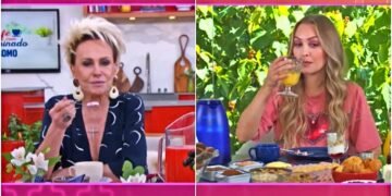 Carla Diaz no Mais Você com Ana Maria Braga