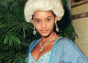 A atriz Taís Araújo em 'Xica da Silva', de 1997. Imagem: Reprodução.