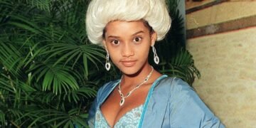 A atriz Taís Araújo em 'Xica da Silva', de 1997. Imagem: Reprodução.