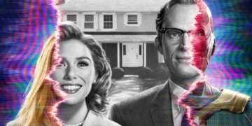 O primeiro episódio de WandaVision nos leva a uma sitcom da década de 1950.