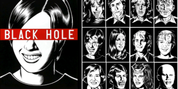 Arte de 'Balck Hole', HQ de Charles Burns