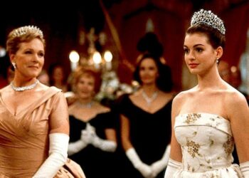 Julie Andrews e Anne Hathaway em cena de 'O Diário da Princesa'