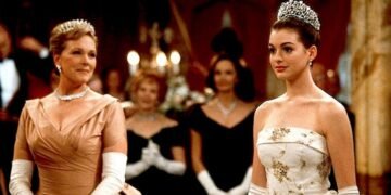 Julie Andrews e Anne Hathaway em cena de 'O Diário da Princesa'