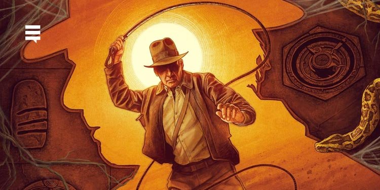 Cartaz do novo filme Indiana Jones