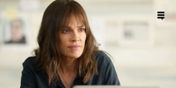 Hilary Swank em cena da série 'Alasca'