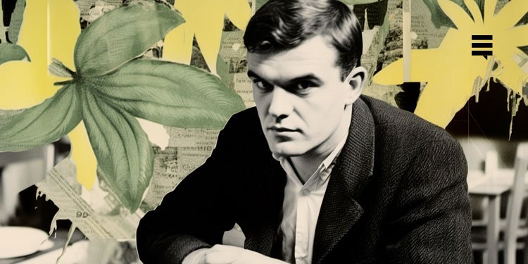 Colagem com foto do escritor tcheco Milan Kundera
