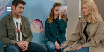 Joey King, Zac Efron e Nicole Kidman estrelam 'Tudo em Família'. Imagem: Divulgação.