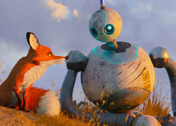 'Robô Selvagem' é favorito ao Oscar de melhor animação. Imagem: DreamWorks/Divulgação.