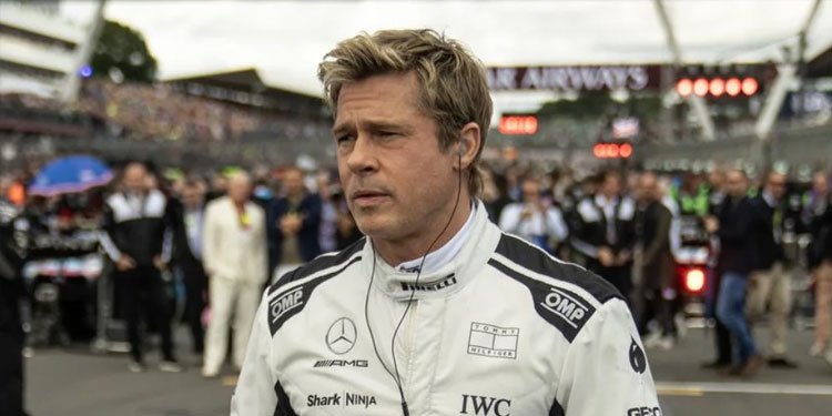 Brad Pitt está bastante confortável em cena. Imagem: Warner Bros. / Divulgação.
