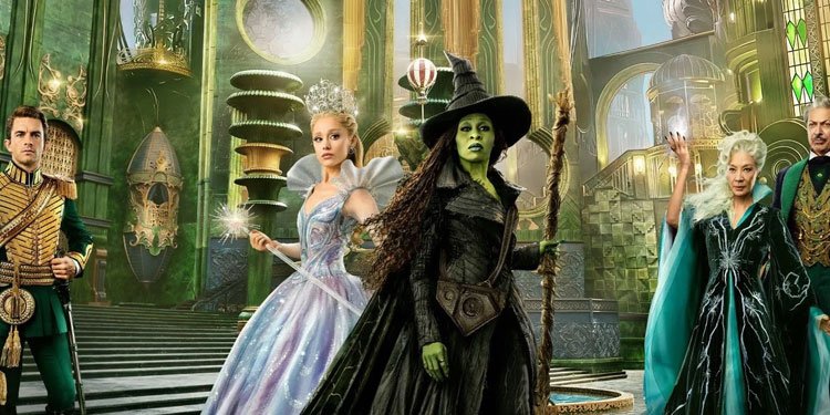 Segunda parte de 'Wicked' fica aquém do prometido. Imagem: Universal Pictures / Divulgação.